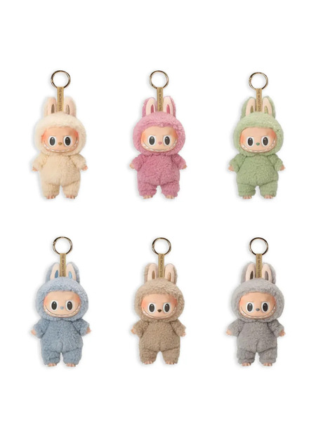  Pop Mart Labubu The Monsters Exciting Macaron Series - Vinyl Face-pendant Blind Box - Neutrals 