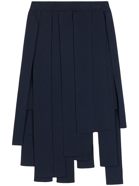  Ports 1961 Asymmetric Skirt - Blue 