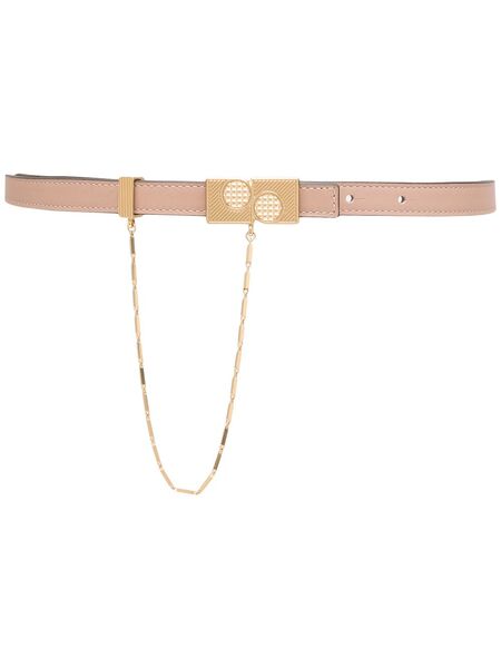  Ports 1961 Chain-link Leather Belt - Pink 