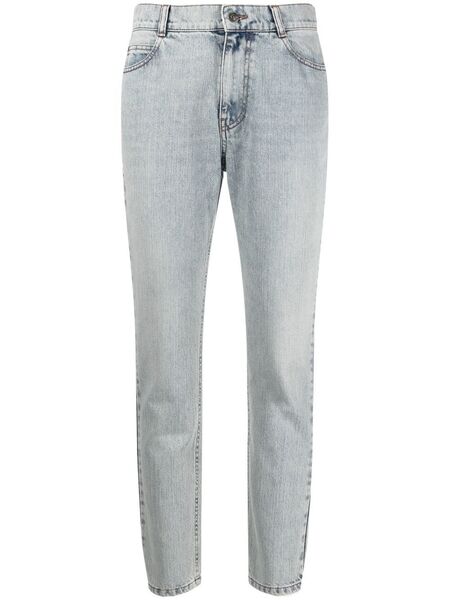  Ports 1961 Cropped Slim-cut Jeans - Blue 
