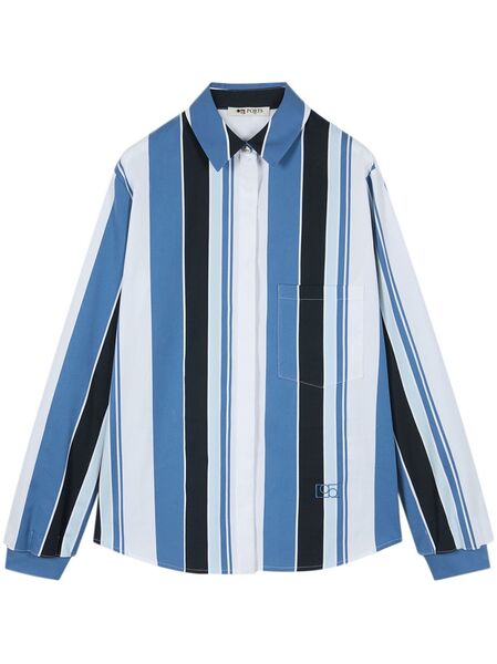  Ports 1961 Striped Shirt - Blue 