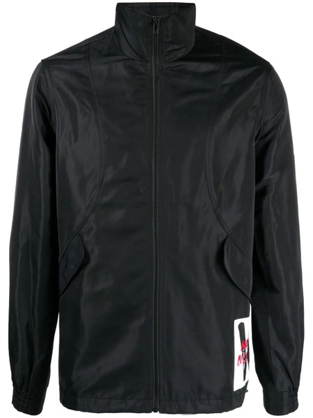  Ports V Logo-patch Zip-up Jacket - Black 