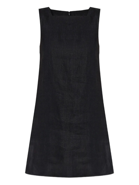  Posse Linen Mini Dress - Black 