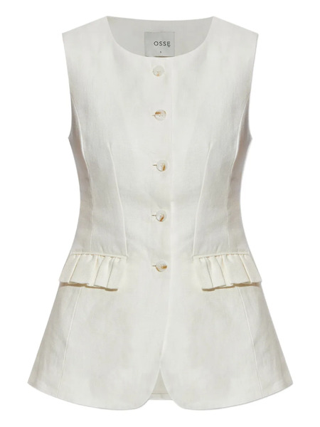  Posse Linen Waistcoat - Neutrals 