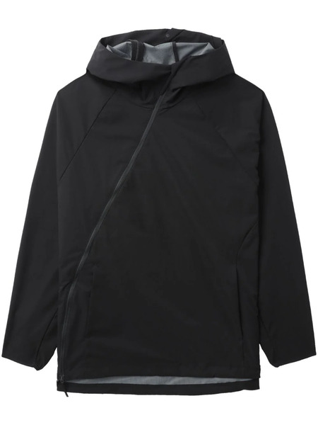  Post Archive Faction Off-centre Hooded Jacket - Black 