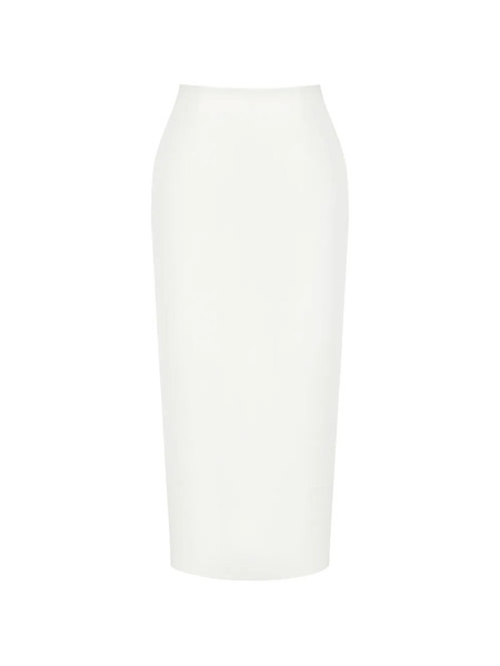  Post Meridiem Slit Midi Skirt - Neutrals 
