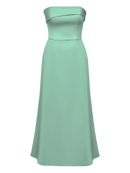  Post Meridiem Strapless Midi Dress - Green 