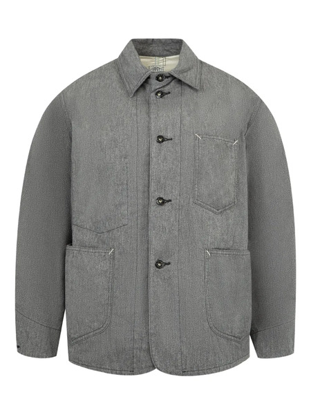  Post O'alls Post 46-w Button-fastening Shirt Jacket - Grey 