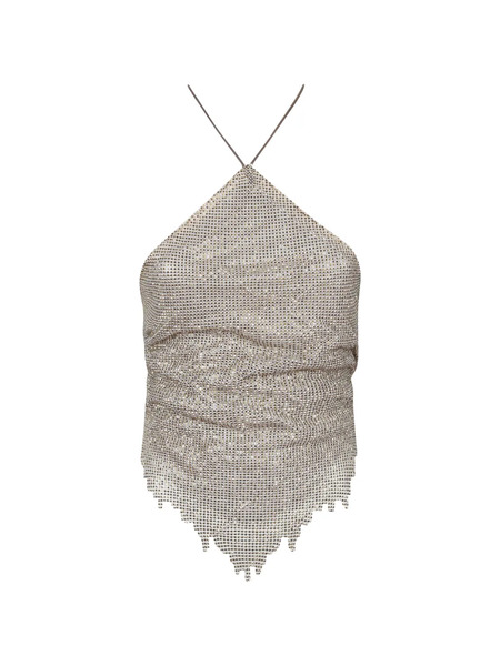  Poster Girl Embellished Top - Gold 