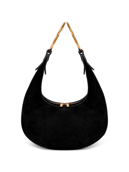  Potamy Ring Suede Mini Bag - Black 