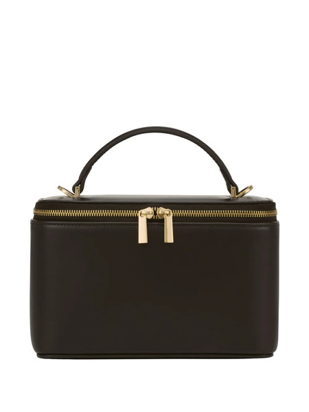  Potamy Top-handle Zip Mini Bag - Brown 
