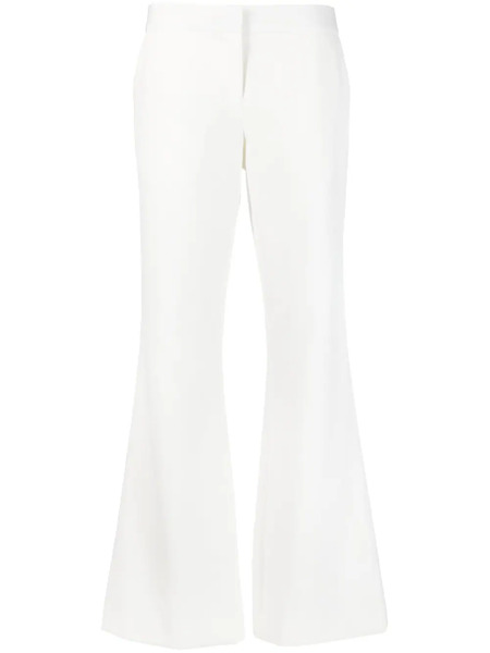  Prabal Gurung High-waisted Flared Trousers - White 