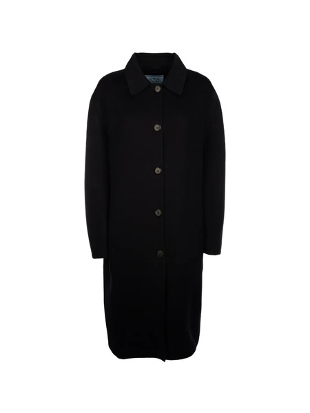  Prada Buttoned Coat - Blue 