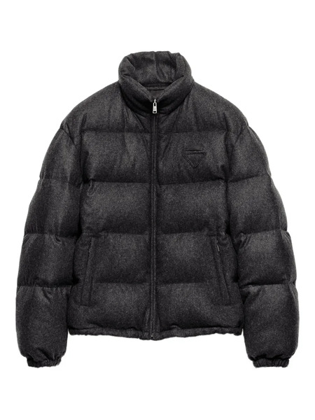  Prada Cashmere Down Jacket - Grey 
