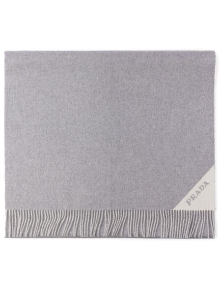  Prada Cashmere Scarf - Grey 