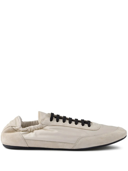  Prada Collapse Re-nylon Suede Sneakers - Neutrals 