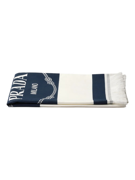  Prada Cotton Towel - White 