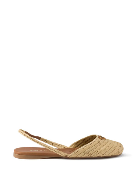  Prada Crochet Ballet Flats - Neutrals 