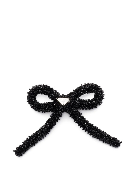  Prada Crystal-embellished Hair Clip - Black 