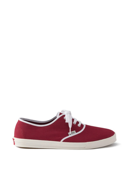  Prada Drill Lace-up Sneakers - Red 