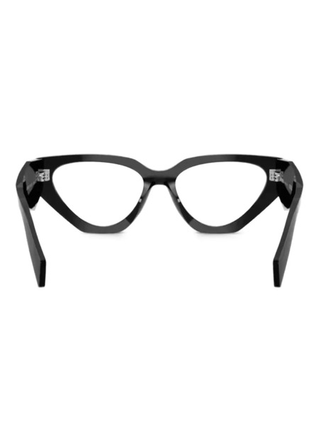  Prada Eyewear Geometric-frame Glasses - Black 