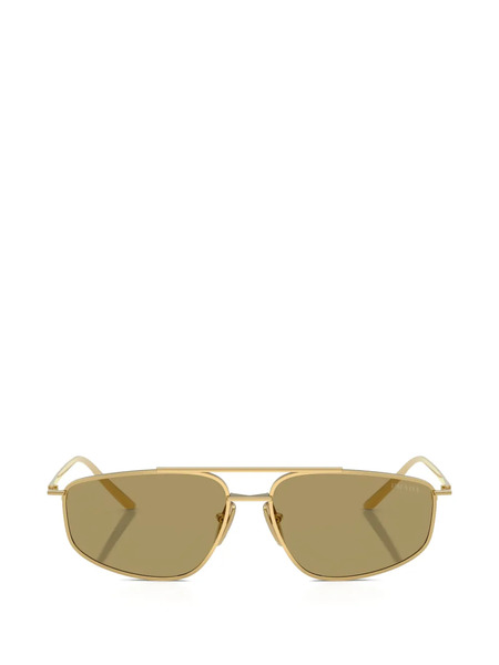  Prada Eyewear Geometric Sunglasses - Gold 
