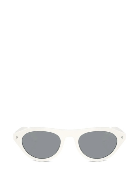  Prada Eyewear Iconic Metal-plate Sunglasses - White 
