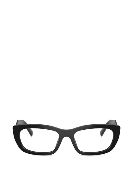  Prada Eyewear Logo-detail Glasses - Black 