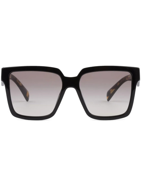  Prada Eyewear Logo-detail Sunglasses - Black 