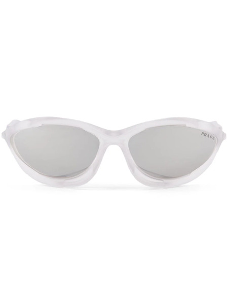  Prada Eyewear Morph Cat-eye Frame Sunglasses - Neutrals 