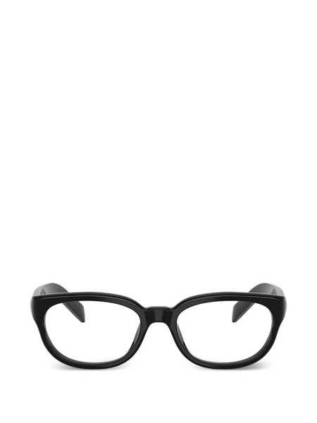  Prada Eyewear Oval-frame Glasses - Black 