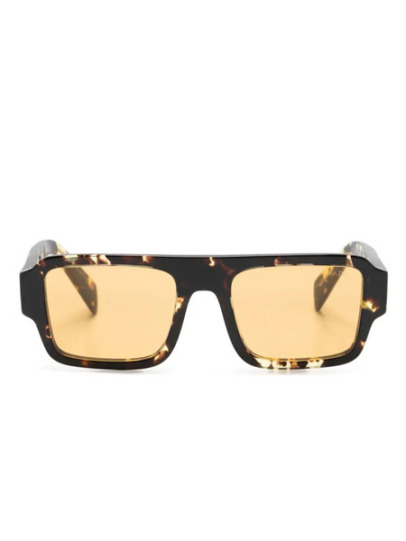  Prada Eyewear Oversize-frame Sunglasses - Black 