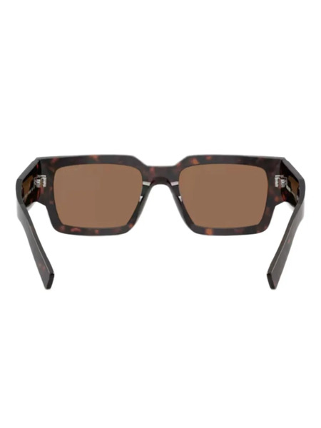  Prada Eyewear Rectangle-frame Sunglasses - Brown 