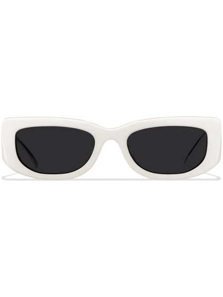  Prada Eyewear Symbole Rectangle-frame Sunglasses - Grey 