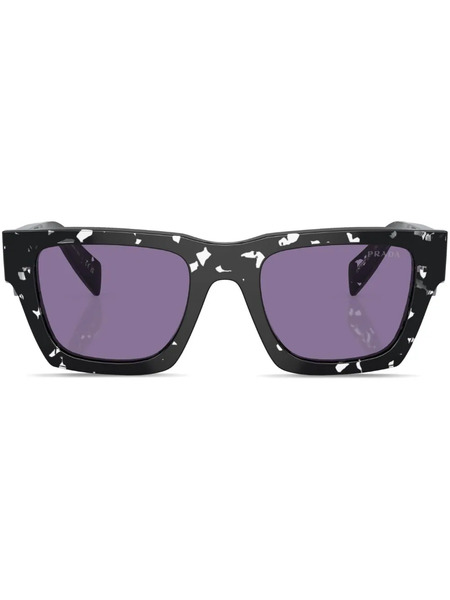  Prada Eyewear Tortoiseshell-effect Square Sunglasses - Black 