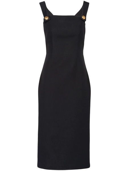  Prada Fitted Mid-length Dress - Black 