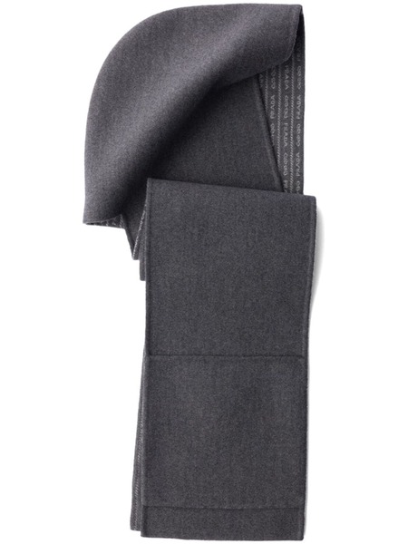  Prada Hooded Wool Scarf - Grey 