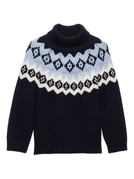 Prada Intarsia Sweater - Blue 