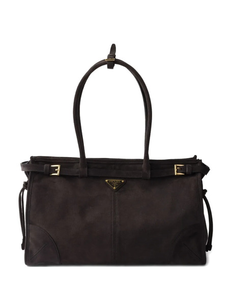  Prada Large Bonnie Tote Bag - Brown 