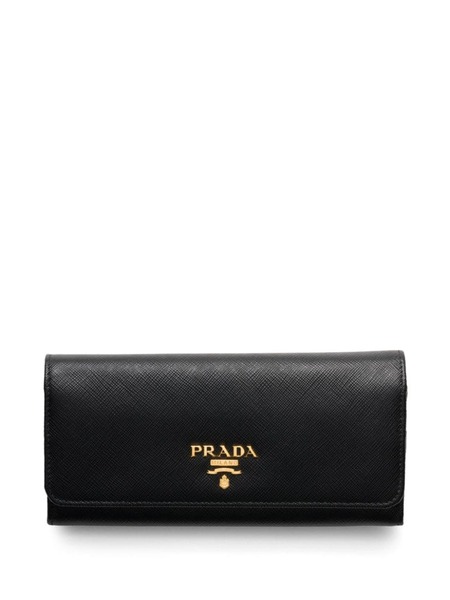  Prada Large Saffiano Leather Wallet - Black 