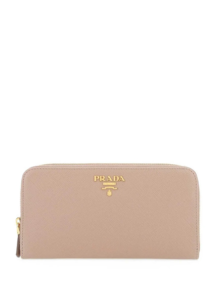  Prada Large Saffiano Leather Wallet - Pink 