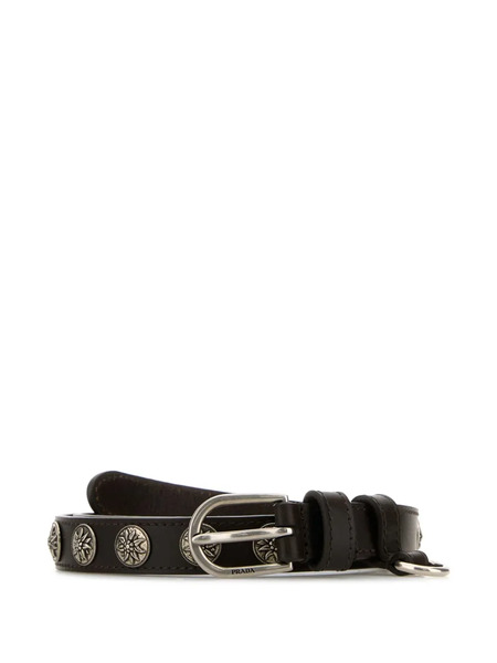  Prada Leather Belt - Brown 