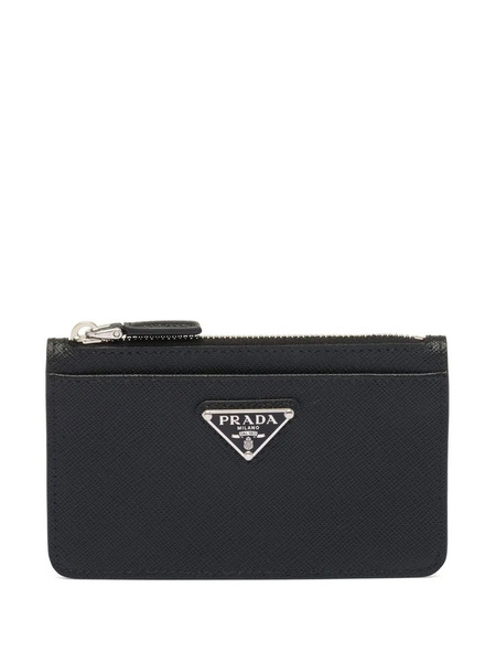  Prada Leather Card Holder - Black 