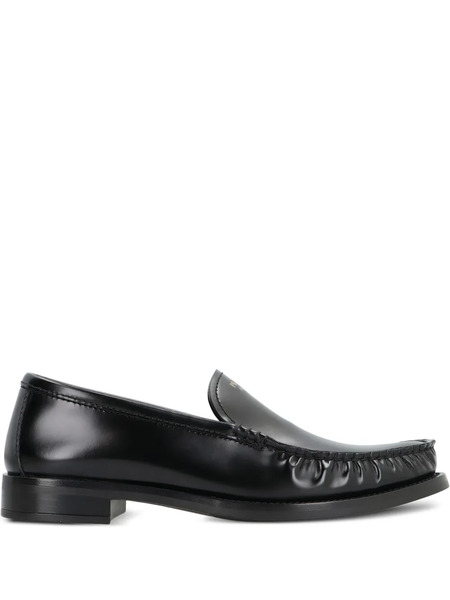  Prada Leather Loafers - Black 