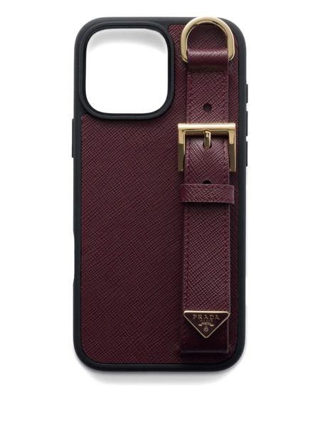  Prada Leather Phone Case - Red 
