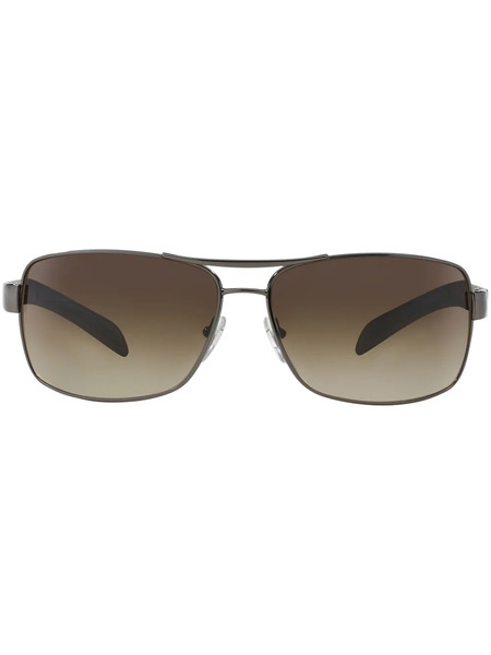  Prada Linea Rossa Ps 54is Rounded Sunglasses - Grey 