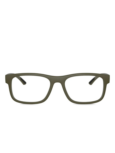  Prada Linea Rossa Rectangle-frame Glasses - Green 