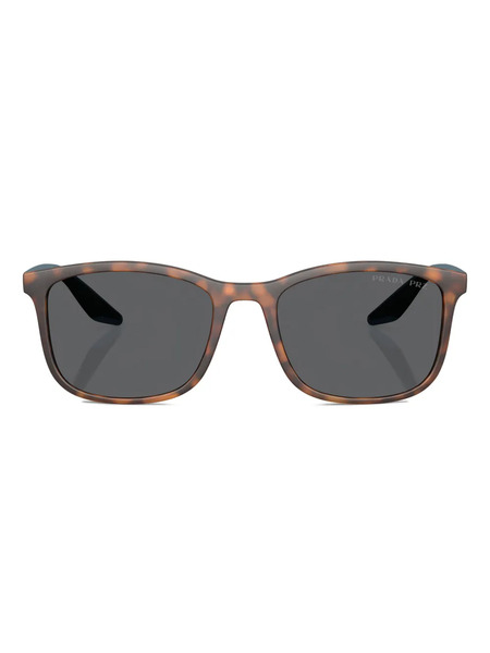  Prada Linea Rossa Square-frame Sunglasses - Blue 