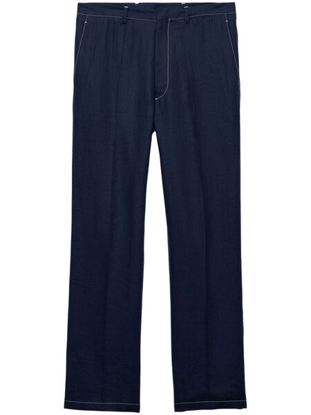  Prada Linen Trousers - Blue 