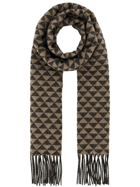  Prada Logo-pattern Scarf - Brown 